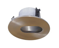 4 Inches Line Voltage Slot Baffle Trim/trims for Recessed Light/lighting-Satin Nickel Fit Halo/Juno