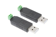 Load image into Gallery viewer, NOYITO USB to RS485 Converter Adapter CH340T Chip 64-bit Suitable for Windows OS 7 8 10 (Pack of 2)
