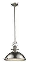 Load image into Gallery viewer, Elk 66128-1 Chadwick 1-Light 14-Inch Pendant, Satin Nickel
