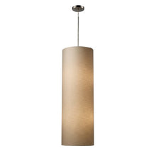 Load image into Gallery viewer, Elk 20160/4 Fabric Cylinder 4-Light Pendant in Satin Nickel
