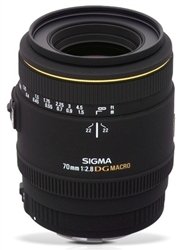 Sigma 70mm F2.8 EX DG MACRO (Nikon) Black