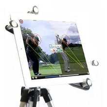 Load image into Gallery viewer, iShot G7 Pro Tripod Mount for iPad,Upgraded Universal Heavy Duty All Metal Frame iPad Tripod Mount Adapter,iPad Holder for Tripod Fits iPad 1234567, Air, Mini, Pro 10.5 9.7, with Or Without A Case
