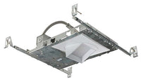 NICOR Lighting 5 inch Multi-Adjustable Square LED Fixture with Housing in 2700K (DLQ5-MA-FIXT-2K-WH)