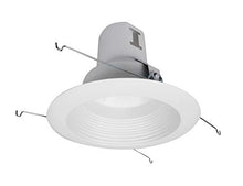 Load image into Gallery viewer, Nicor Lighting 5 Inch White Recessed Baffle Trim (15511)
