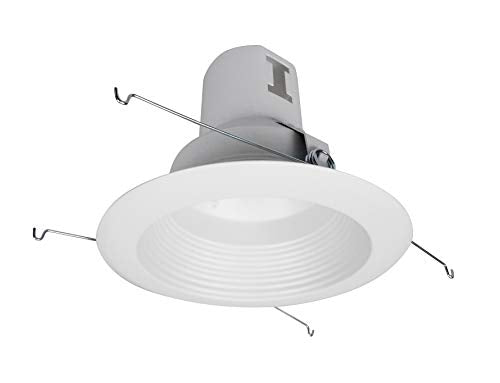 Nicor Lighting 5 Inch White Recessed Baffle Trim (15511)