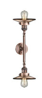 Innovations 208L-AC-M3 2 Vertical Bath Vanity Light, Antique Copper