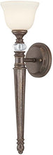 Load image into Gallery viewer, Jeremiah 27231-TC Cambridge 1 Light Wall Sconce with Creamy Etched Glass, Tortoise Crackle

