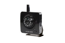 Load image into Gallery viewer, Konig IP Camera Two Way intercom email Notification Motion Detection Black

