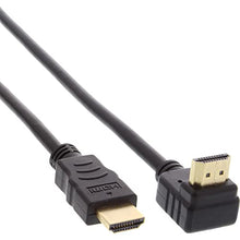 Load image into Gallery viewer, InLine 17015V HDMI Cable Angled HDMI High Speed with Ethernet Male/Male Contacts, Black, 15 m
