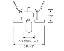 Load image into Gallery viewer, Ark Lighting White Low Voltage 2-inch Recessed Trim ARLV1800WH
