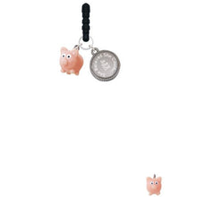 Load image into Gallery viewer, Delight Jewelry Resin Pink Pig She Believed She Could Phone Charm
