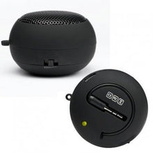 Load image into Gallery viewer, PHONIL Universal Mini Portable Music Speaker Rechargeable Pop Up Hamburger Capsule Design for Virgin Mobile Motorola Triumph (Comes with Universal Phone Stand)
