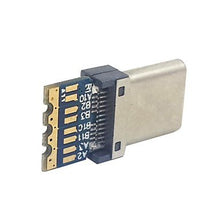 Load image into Gallery viewer, FASEN DIY 24pin USB 3.1 Type C USB-C Male Plug Connector SMT type with PC Board
