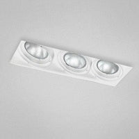 Eurofase TE223 3-Light PAR30 Trimless Multiple Recessed Light Fixture, White