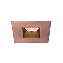 Load image into Gallery viewer, WAC Lighting HR2LEDT709PS835CB Tesla PRO 2&quot; LED Square Open Reflector Trim with Light Engine 3500K Spot Beam, 15, Copper Bronze
