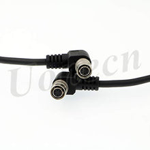 Load image into Gallery viewer, Uonecn Power Cable for Basler GIGE AVT CCD Camera Right Angle 6 pin Hirose Female to Right Angle 6 pin Female
