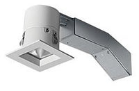 RAB Lighting Square Remodeler LED 8W 3000K White Trim 40 Degree Triac