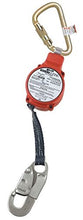 Load image into Gallery viewer, Honeywell FL11-1-Z7/11FT Miller by 11&#39; Mini-Lite 1 Polyester Fall Limiter with Steel Twist-Lock Carabiner, Plastic, 1&quot; x 1&quot; x 1&quot;
