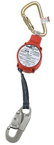 Honeywell FL11-1-Z7/11FT Miller by 11' Mini-Lite 1 Polyester Fall Limiter with Steel Twist-Lock Carabiner, Plastic, 1