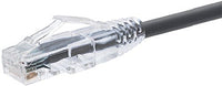 UNIRISE CS6-30F-BLK Clearfit Slim Cat6 Patch RJ45 Cable