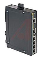 Switch, Ha-VIS eCon 3000, 6 Ports, Industrial, Unmanaged Gigabit Ethernet, DIN Rail, RJ45 x 6