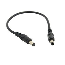 Load image into Gallery viewer, FASEN DC 5.5 2.1mm Male to Male Plug Barrel Connector Extension Cable 25cm
