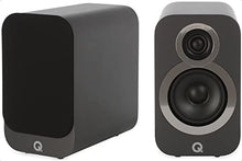 Load image into Gallery viewer, Q Acoustics 3010i Compact Bookshelf Speakers Pair Graphite Gray - 2-Way Reflex Enclosure Type, 4&quot; Bass Driver, 0.9&quot; Tweeter - Stereo Speakers/Passive Speakers for Home Theater Sound System
