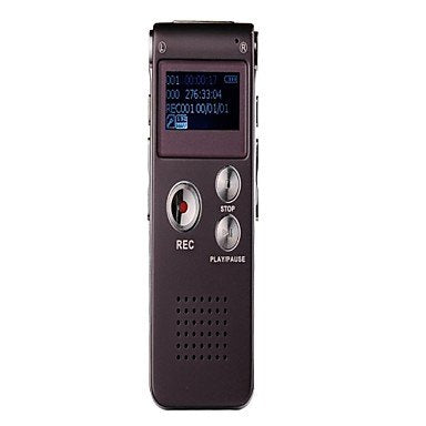 Co-crea 16GB 650hr Digital Voice Recorder with MP3 WMA