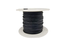 Load image into Gallery viewer, 100ft 22 AWG Solid Copper Wire - UL1007 Rated Hook-Up Primary Power Wiring for Breadboards, DIY Electronics, and Prototypes with Black PVC Insulation - Plastic Spool
