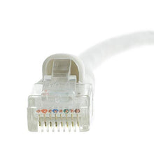 Load image into Gallery viewer, 35 Foot White Cat6a Ethernet Patch Cable, Snagless/Boot with RJ45 Connector, 500 MHz, 24 AWG, UTP(Unshielded Twisted Pair) Stranded Copper, Internet Patch Cable, CableWholesale
