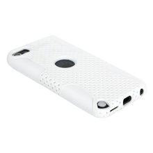 Load image into Gallery viewer, iPod Touch, iSee Case (TM) Slim Fit Hybrid Perforated Mesh Full Cover Cas for Apple iPod Touch 6 6th Generation/5 5th Generation (it6-Perforated White on White)
