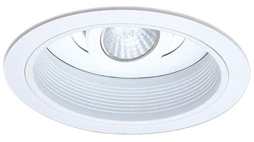 Elco Lighting EL1588W 6 Low Voltage Retrofit Trim - Baffle with Adjustable Spot