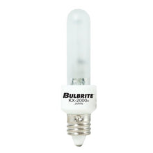 Load image into Gallery viewer, Bulbrite 473121 KX20FR/MC 20-Watt Dimmable KX-2000 Krypton/Xenon T3, Mini-Candelabra Base, Frost (Pack of 4)
