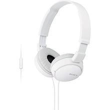 Load image into Gallery viewer, Sony ZX Series Wired On-Ear Headphones with Mic, White MDR-ZX110AP
