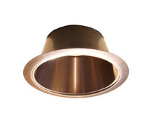 Load image into Gallery viewer, 6&quot; Copper Open Reflector trim for Par30/R30 Line Voltage Recessed Light-Fit Halo/Juno
