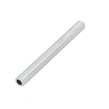 Load image into Gallery viewer, uxcell 10pcs Metric M6 Thread Zinc Plated Hollow Pipe Nipple Lamp Repair Part 60mm Long

