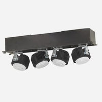 Jesco Lighting ML441LU101230B Four Light Housing and Trim Unit, Black Finish