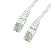 GRANDMAX 10 Pack - CAT5e / 5FT/ White / RJ45, 350MHz, UTP Ethernet Network Patch Cable Snagless/Molded Snagless Boot