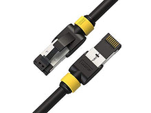 Load image into Gallery viewer, LINKUP - [Tested with Versiv CableAnalyzer] Cat7 Ethernet Cable -5 FT (6 Pack) 10G Double Shielded RJ45 S/FTP | Network Internet LAN Switch Router Game | High-Speed | 26AWG Black
