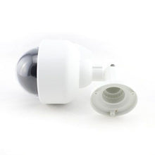 Load image into Gallery viewer, White Dummy Solar Powered Dome CCTV Camera Waterproof with Flashing LED Lights
