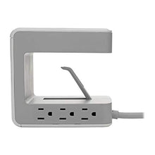Load image into Gallery viewer, Tripp Lite Surge Protector Desk Clamp 6-Outlet 2 USB-A; 1 USB-C 8ft Cord
