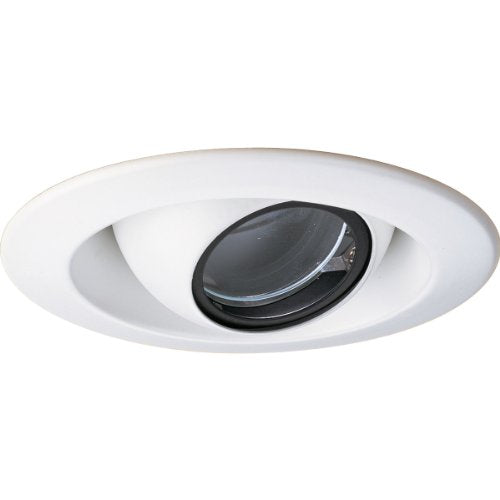 Progress Lighting P8057-28 Transitional Pinhole Trim Collection in White Finish, 5-Inch Diameter