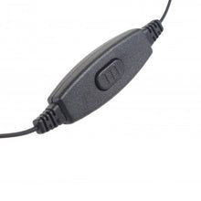 Load image into Gallery viewer, U-L Single Muff Behind The Head Headset Mic Inline PTT for Motorola Multi-Pin
