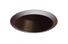 Load image into Gallery viewer, Nicor Lighting 6 Inch Oil Rubbed Bronze Airtight Recessed Cone Baffle Trim, Fits 6 Inch Housings (17
