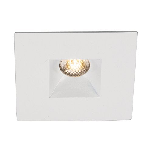 WAC Lighting HRLED271RCWT LED 2-Inch 3-watt Miniature Recessed Downlight with Open Reflector Square Trim