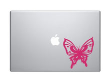 Load image into Gallery viewer, Applicable Pun Monarch Butterfly Patterned Wings - 5&quot; Hot Pink Vinyl Decal Sticker - Car Tablet MacBook
