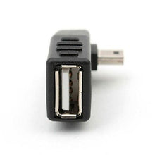 Load image into Gallery viewer, FASEN USB Type A Female to Mini USB B Male OTG 90 Angled Car Audio Adapter
