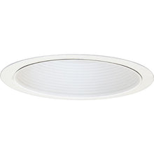 Load image into Gallery viewer, Progress Lighting P8014-28 Baffle Trim UL/CUL Listed for Damp Locations, White
