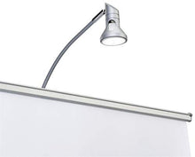 Load image into Gallery viewer, Displays2go Banner Stand Spotlight with 5 Watt LED Bulb  Silver (LED5W04SV)
