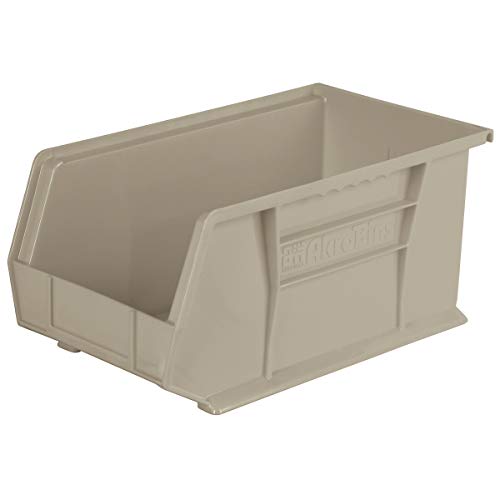 Akro Mils 30240 Akro Bins Plastic Storage Bin Hanging Stacking Containers, (15 Inch X 8 Inch X 7 Inch